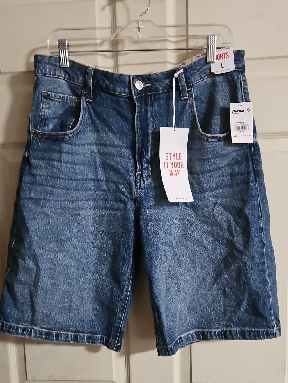 CELEBRITY PINK JORTS (DENIM SHORTS): NEW WITH TAGS: SIZE L